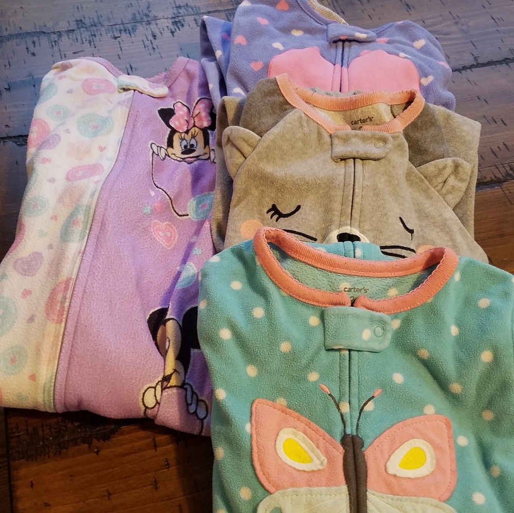 Size 24 months footie pajamas